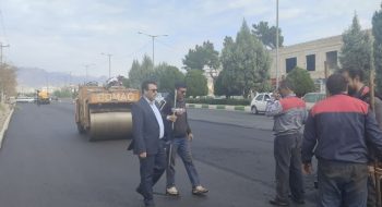 اجرای عملیات آسفالت بولوار بزرگ‌ جانبازان در سطح بیش از 30000متر مربع