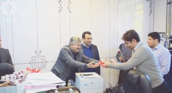 تقدیر مهندس کوهسرخی شهردار کاشمر از پرسنل شهرداری کاشمر به مناسبت روز حسابدار