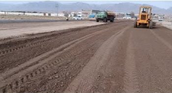 عملیات زیرسازی وریگلاژ بلوارضلع شمالی ايران‌خودرو