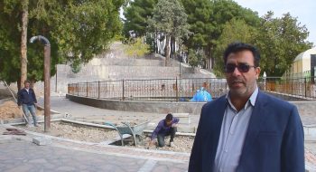 بازدید مهندس کوهسرخی شهردار کاشمر از روند اجرایی بهسازی جنگل سید مرتضی ع