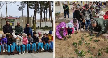 📸گزارش تصویری مراسم روز درختکاری با حضور نونهالان در کاشمر