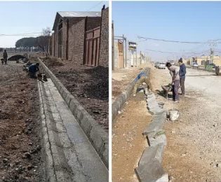 نصب جدول میلان دوم پشت ایرانخودرو