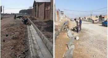 نصب جدول میلان دوم پشت ایرانخودرو