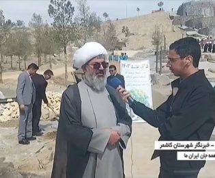 درختکاری به یاد شهدای ترشیز؛ مصاحبه امام جمعه کاشمر با شبکه استانی خراسان رضوی