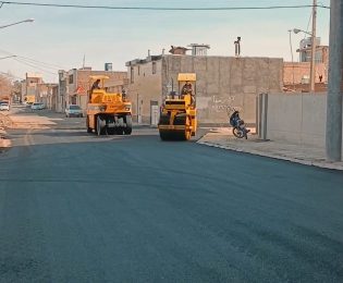 نهضت بزرگ آسفالت معابر در شهر کاشمر