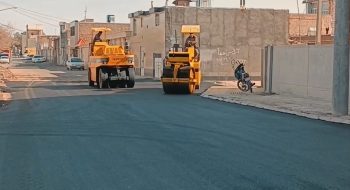 نهضت بزرگ آسفالت معابر در شهر کاشمر