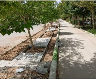 کف سازی لاین کند رو بولوار سید مرتضی ع