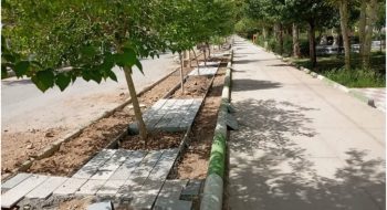کف سازی لاین کند رو بولوار سید مرتضی ع