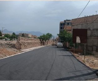 آسفالت ریزی خیابان امیرکبیر 10/2
