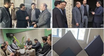 بازدید  از کارخانه بازیافت لاستیک های فرسوده شرکت همیار زیست گستر پردیسان وابسته به سازمان همیاری شهرداری‌های استان خراسان رضوي