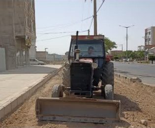 زیر سازی بولوار معلم
