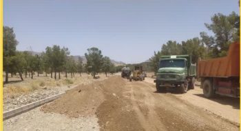 اتمام زیر سازی بخشی از جنگل سیدمرتضی ع