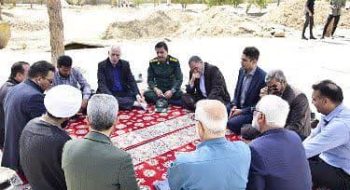 جلسه هماهنگی برای جانمایی و تعیین محل دفن شهدای گمنام