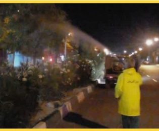 عملیات شبانه مبارزه با آفات