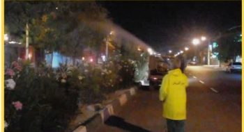 عملیات شبانه مبارزه با آفات
