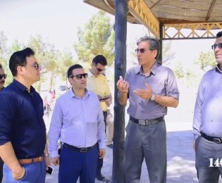 بازدید میدانی مهندس کوهسرخی و معاونین خود از پروژه‌های شاخص شهرداری در روز تعطیلی ادارات