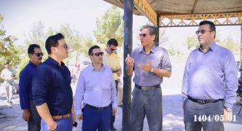 بازدید میدانی مهندس کوهسرخی و معاونین خود از پروژه‌های شاخص شهرداری در روز تعطیلی ادارات